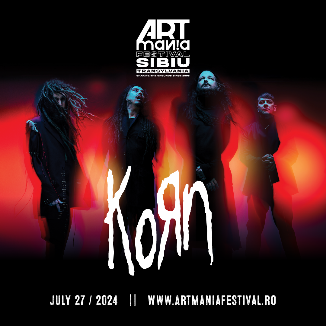 Korn, legendara formație americană, intră în line-up-ul ARTmania Festival 2024