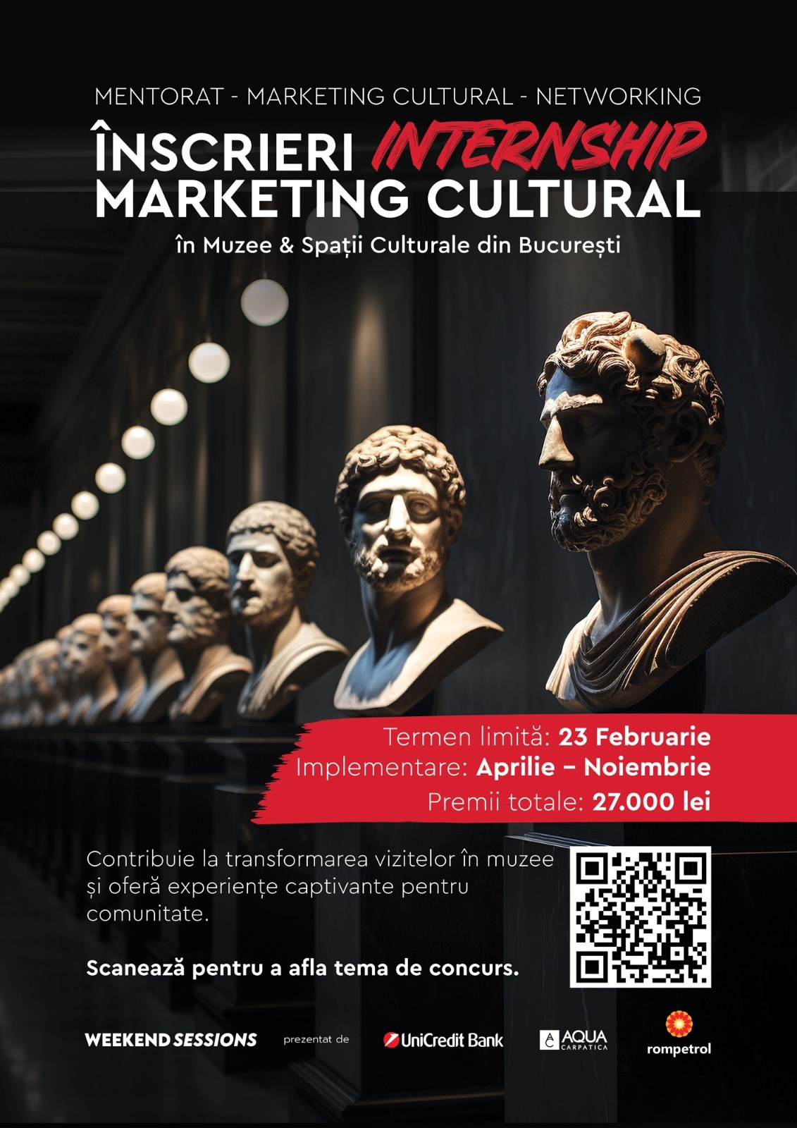 Antrepriza Culturală și Weekend Sessions lansează primul program de mentorat și internship în marketing cultural pentru muzeele & spațiile culturale din București