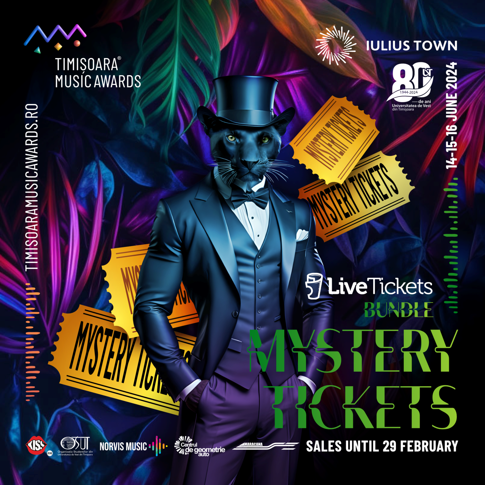 "jungla urbană" la Timișoara Music Awards 2024