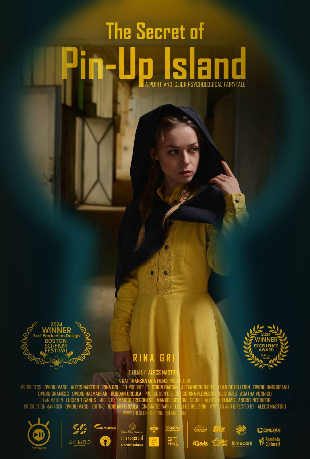 Filmul românesc „Secretul Insulei Pin-Up” aduce acasă două premii din Boston 3 PosterLogos The Secret of Pin Up Island copy