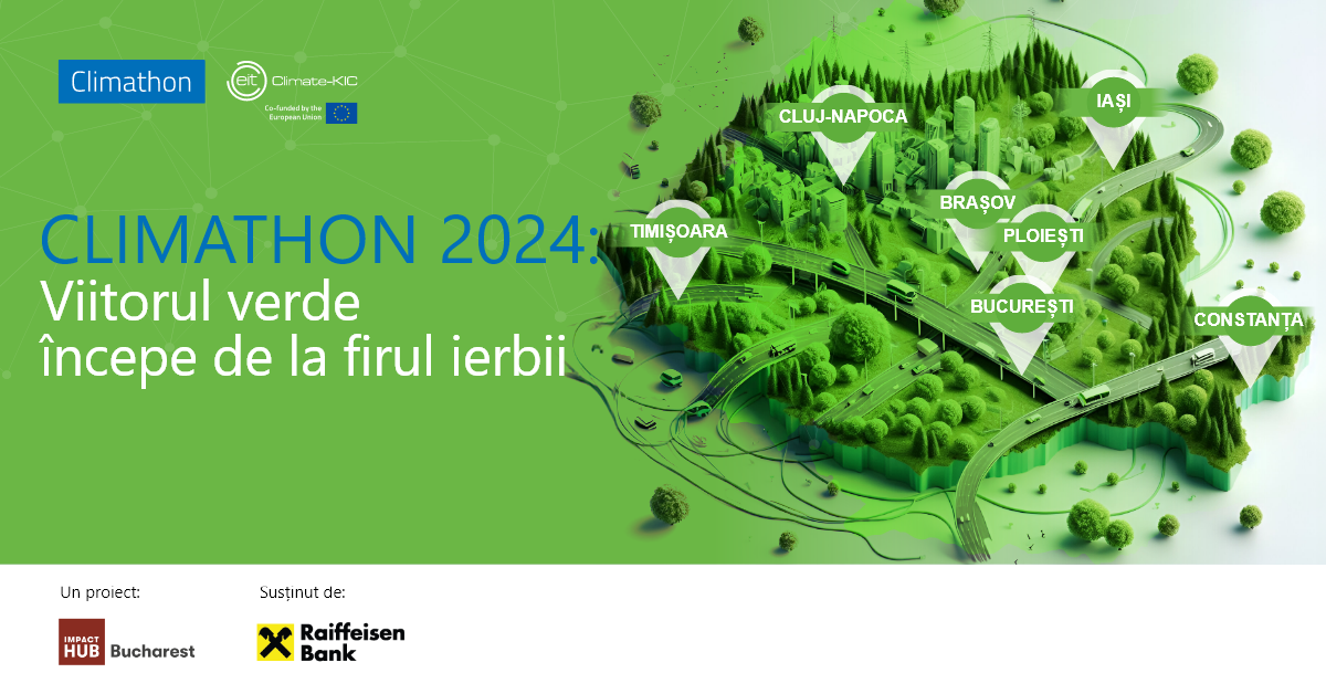 Vizual lansare Climathon 2024