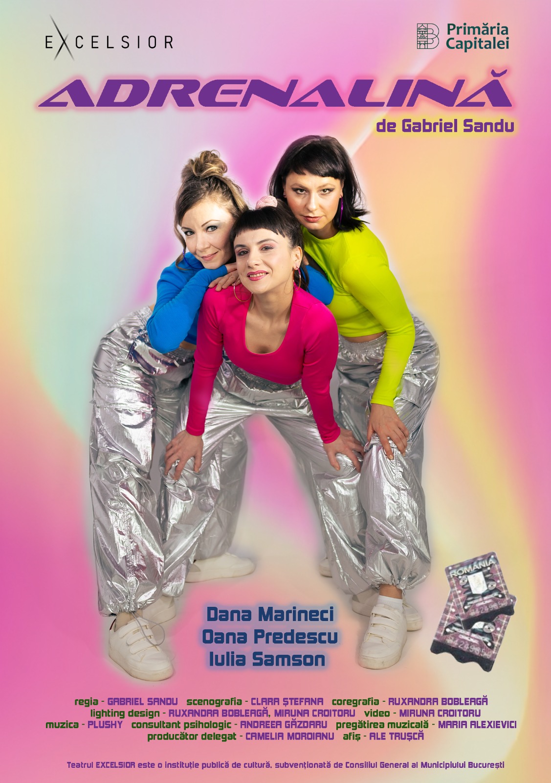 Adrenalină, un spectacol ce explorează tema adicției contemporane în diferite forme și cultura pop recentă