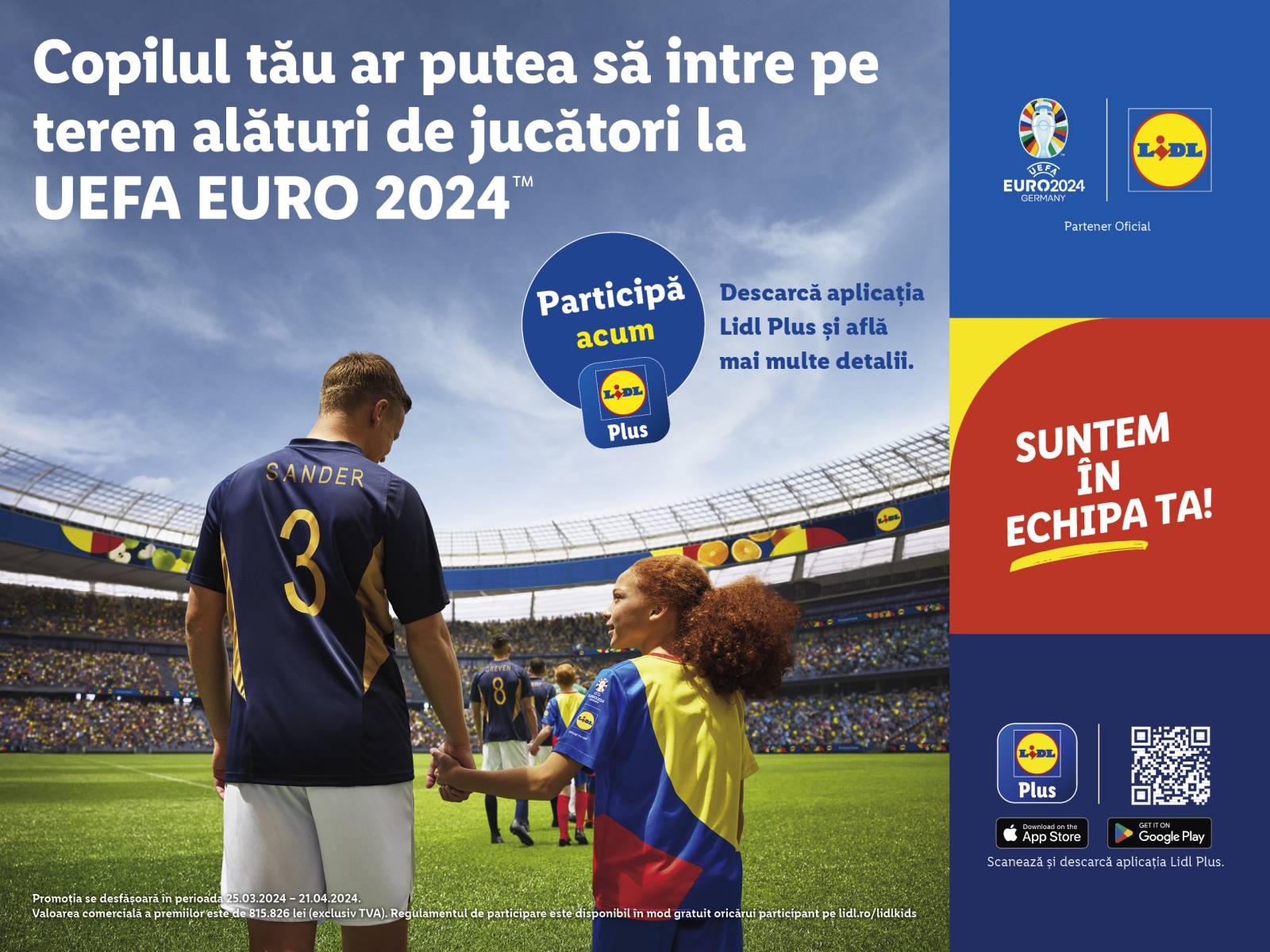 Lidl lansează campania LIDL KIDS TEAM pentru Euro 2024