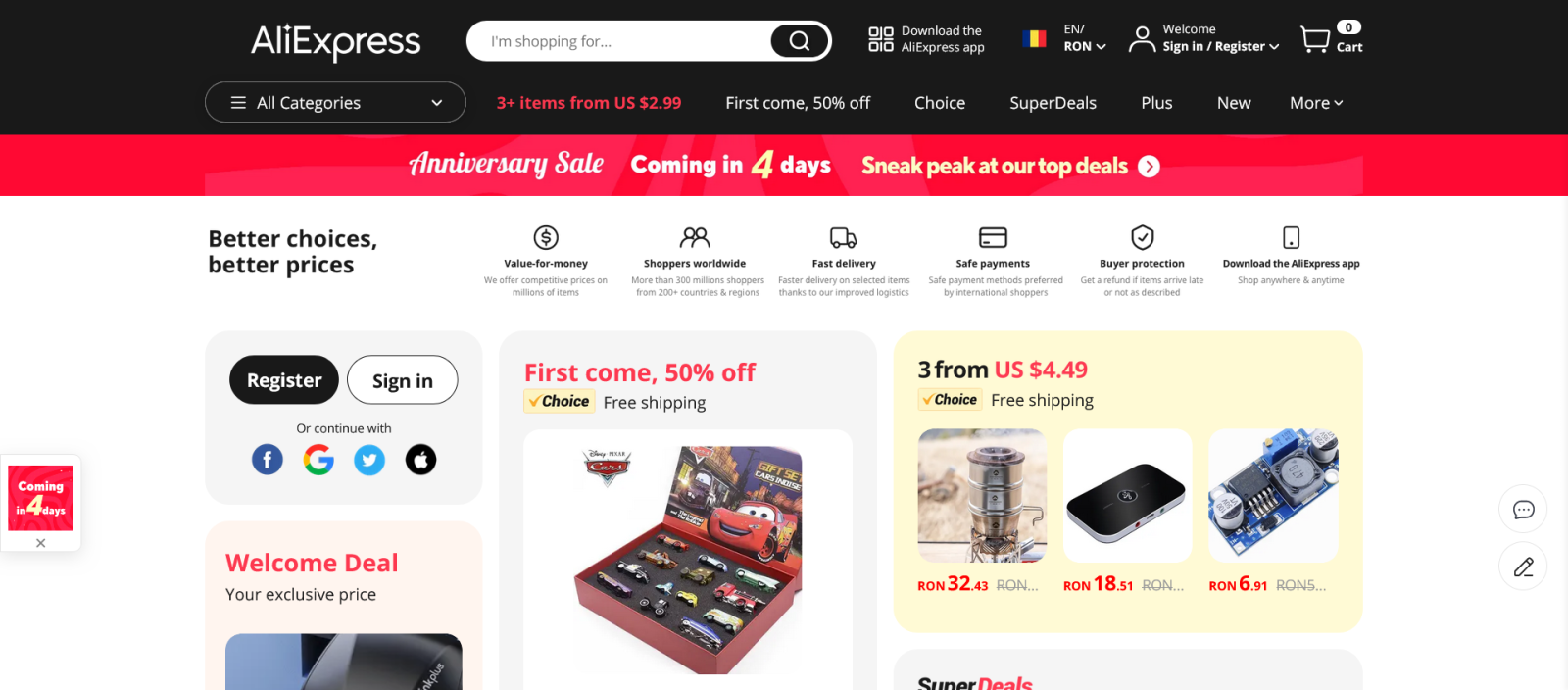 Comisia Europeană investighează AliExpress