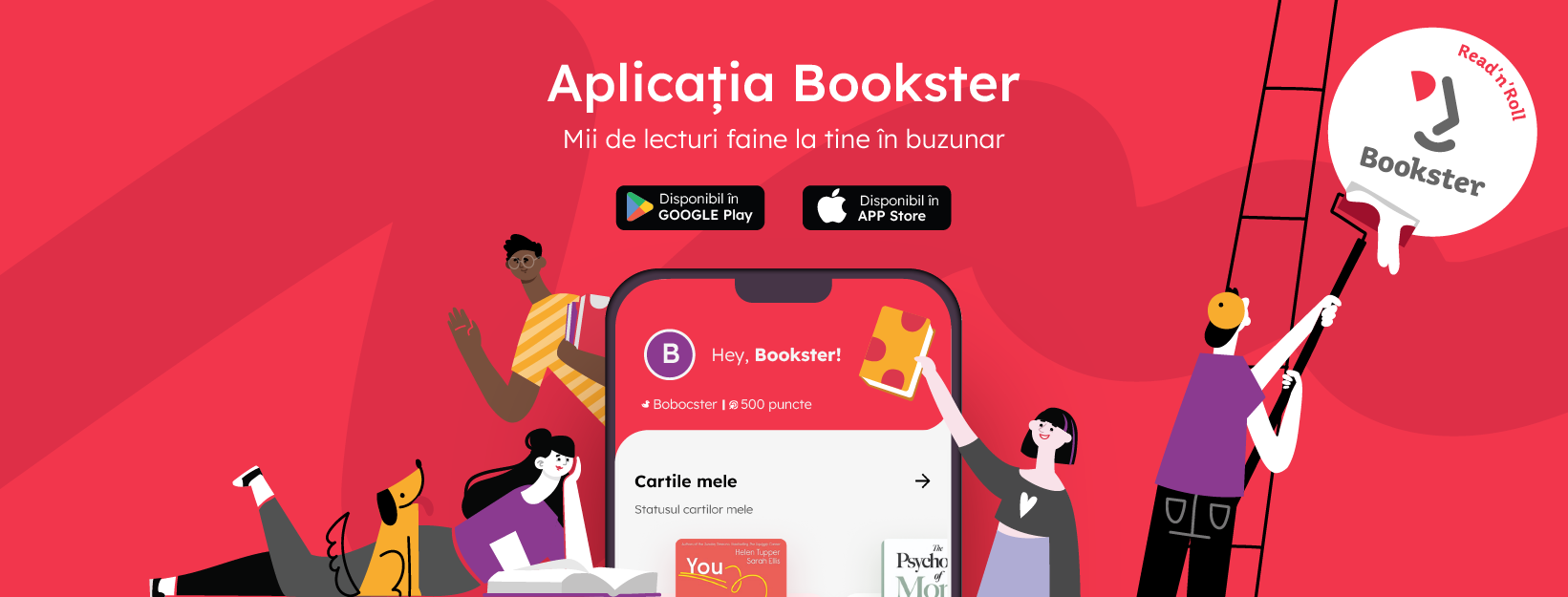Bookster lanseză aplicația de mobil