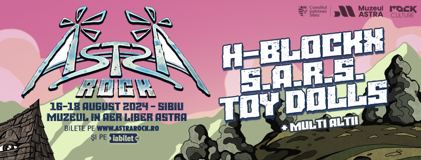 H-Blockx, S.A.R.S. și The Toy Dolls vin la ASTRA Rock 2024
