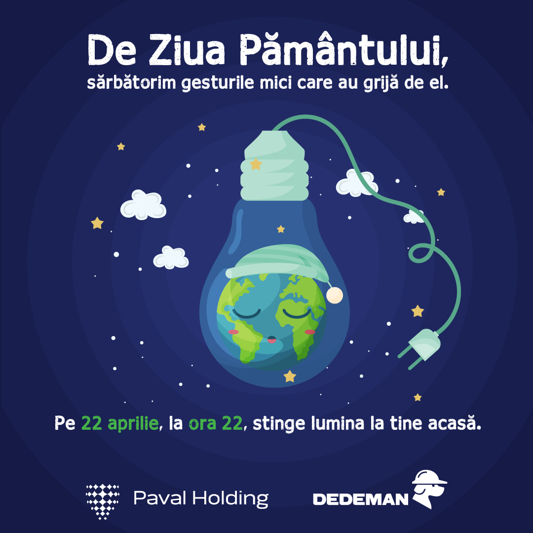 Dedeman lansează o campanie specială de conștientizare dedicată Zilei Pământului