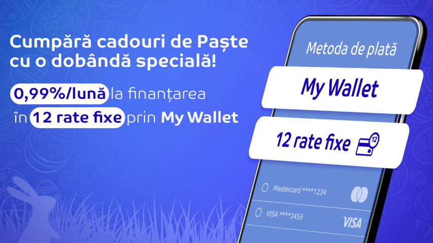 eMAG mărește finanțarea în My Wallet până la 10.000 lei