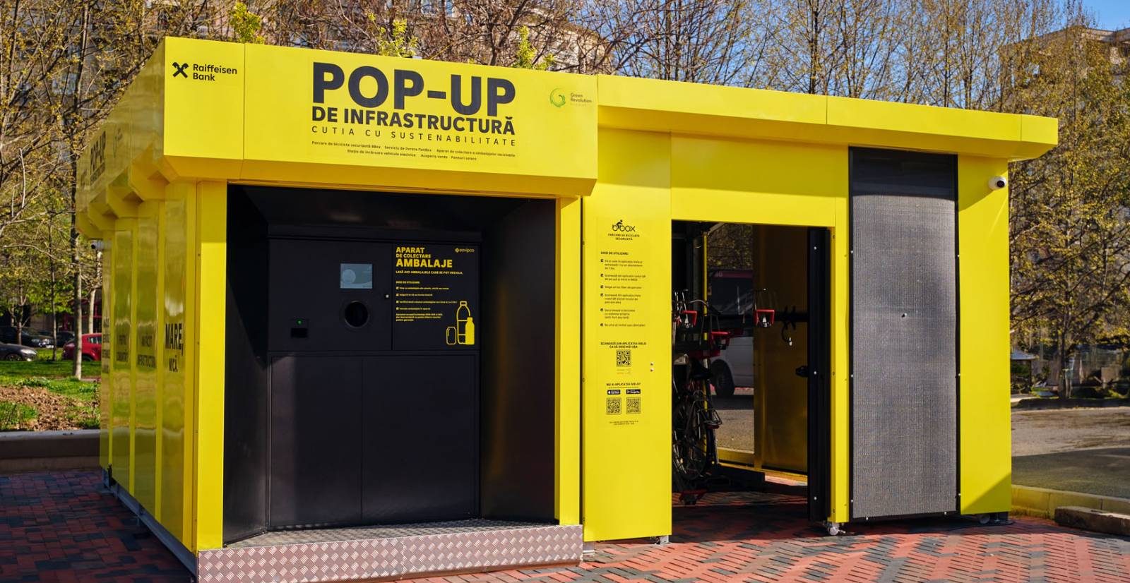 Green Revolution lansează primul Pop-up de infrastructură, în parteneriat cu Raiffeisen Bank România...