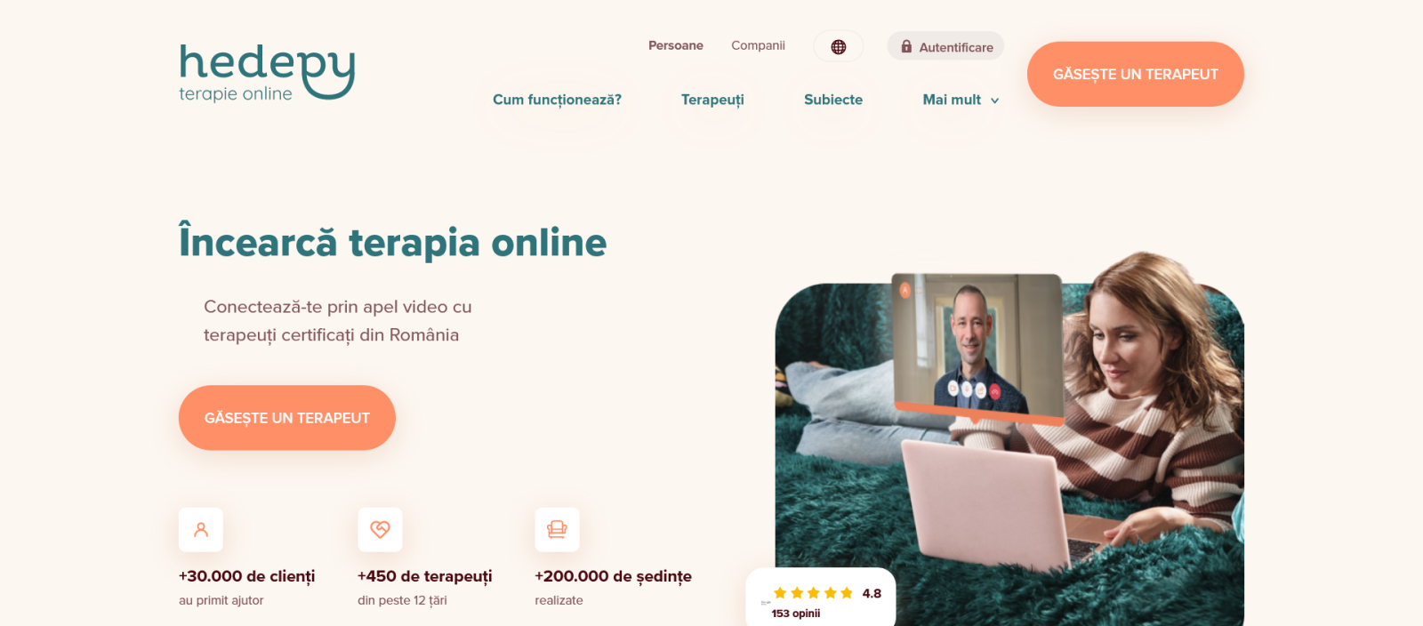 Investiție de 3,9 milioane de euro în Hedepy, platforma de psihoterapie online