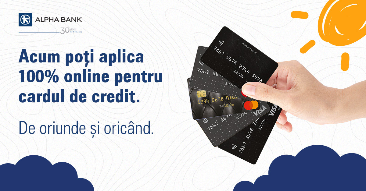 Alpha Credit Card 100% online
