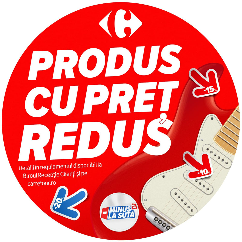 Carrefour Minus la suta sticker