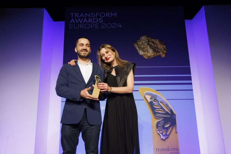 Matei Rusu și Mirona Gâdei, Salt on Waves, la Gala Transform Awards Europe 2024