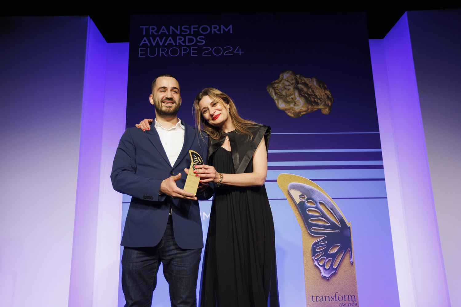 Matei Rusu și Mirona Gâdei, Salt on Waves, la Gala Transform Awards Europe 2024
