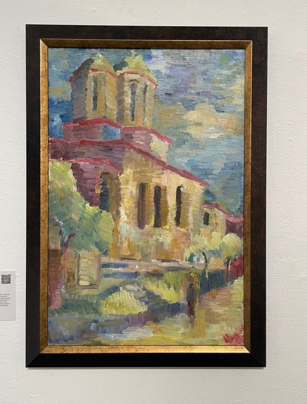 Robert Niculae, un tânăr de 13 ani din România, a expus la o galerie din New York 1 foto biserica