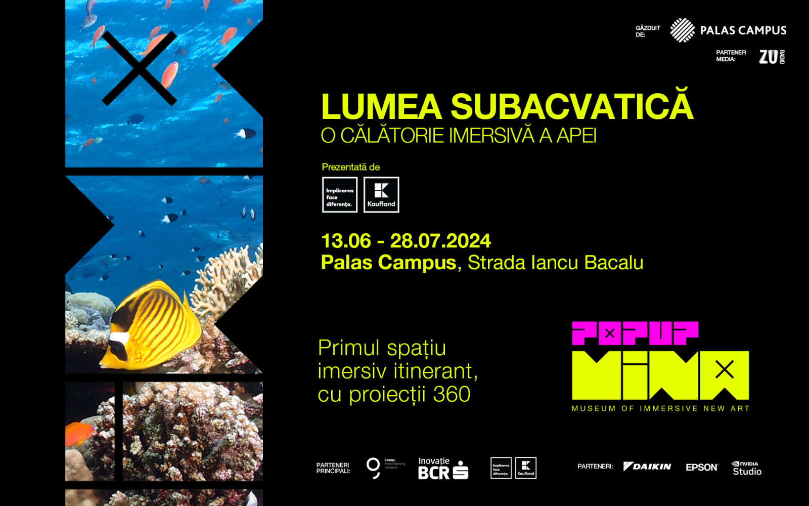 MINA Pop Up aduce „Lumea Subacvatică” la Iași
