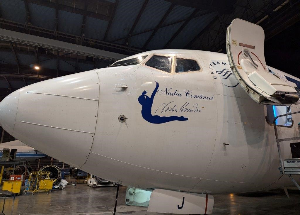 Aeronava ”Nadia Comăneci” va purta sportivii români către Jocurile Olimpice de la Paris