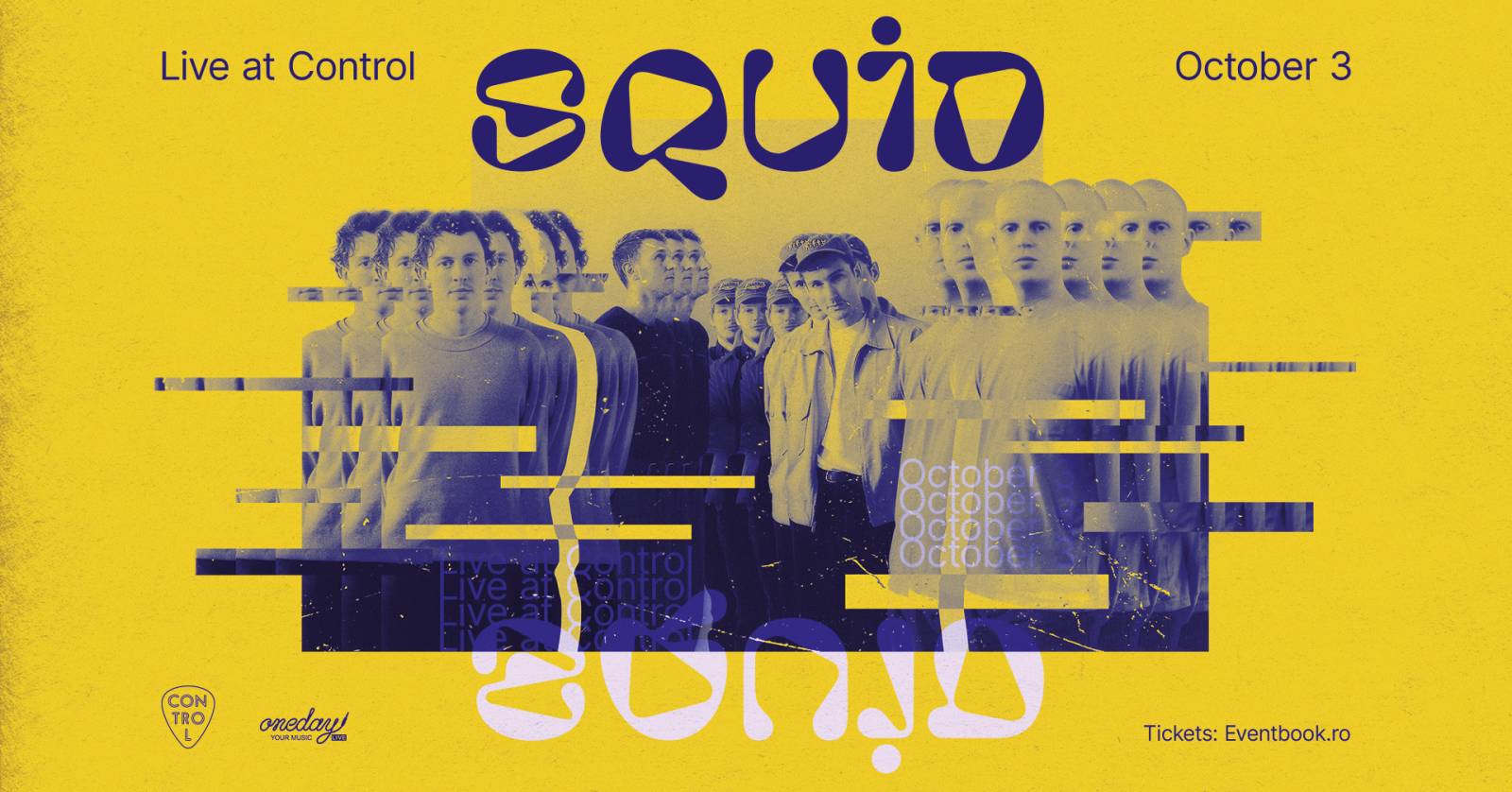 Squid - concert în premieră la București, la aniversarea a 16 ani de Control Club
