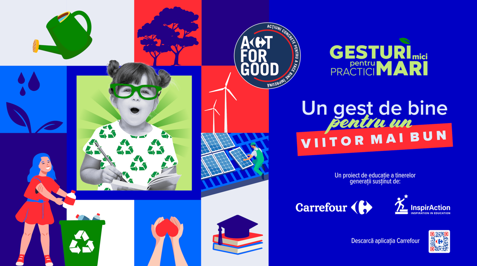 Carrefour România și Asociația InspirAction anunță lansarea unei noi ediții a programului educaționa...
