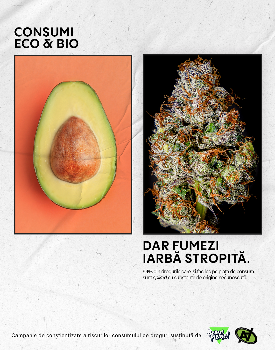 THE DROP semnează o campanie antidrog dedicată tinerilor, pentru festivalul BEACH, PLEASE!