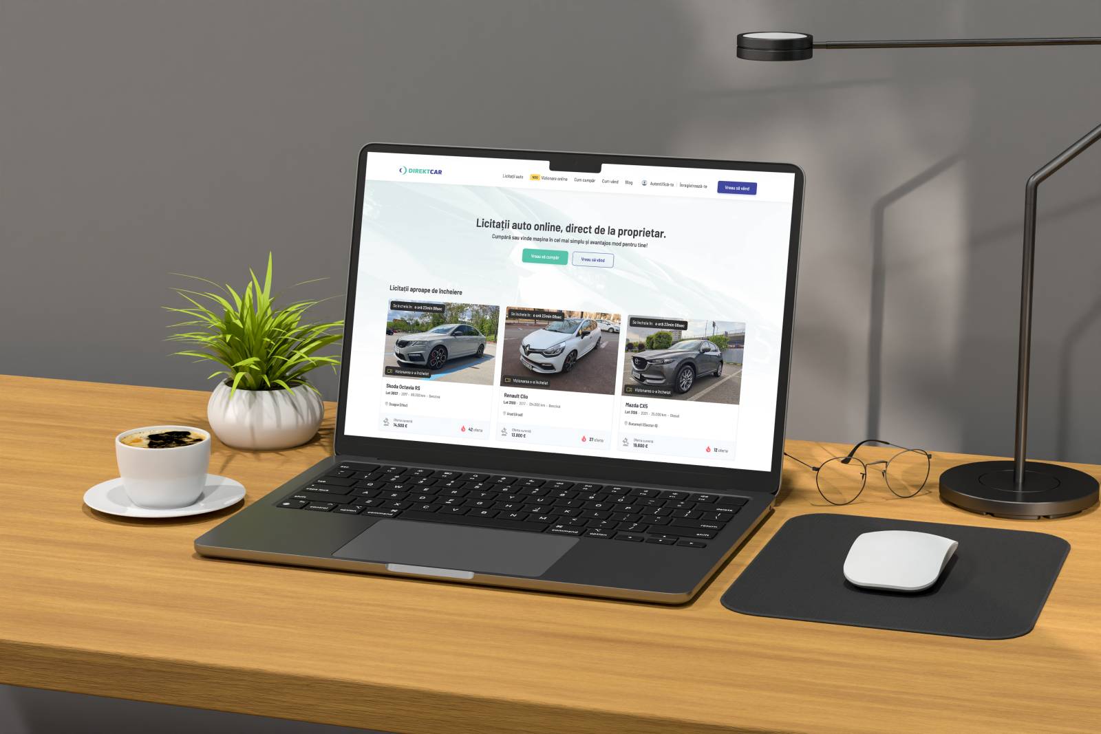 Se lansează Direktcar.ro, prima platformă de licitații auto din România