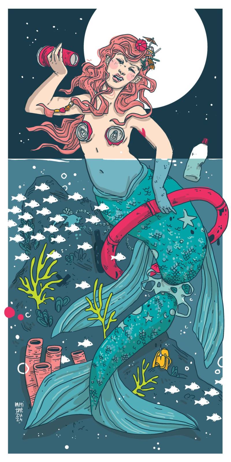 Șapte artiști deschid sezonul de „Artă (și ecologie) la Mal(ul Mării)” la Eforie Sud 3 Meri The Zu - Sirena
