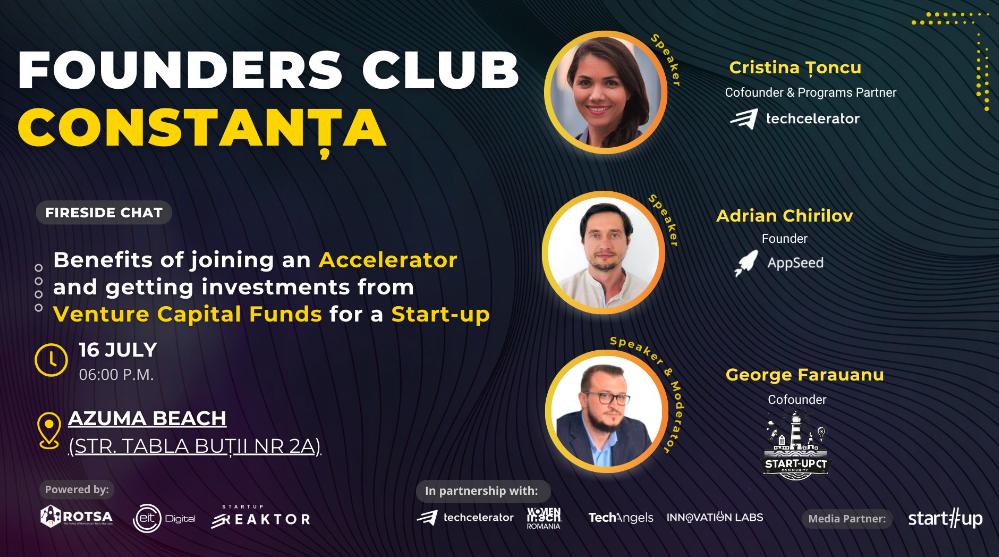ROTSA, organizație care reprezintă interesele startup-urilor de tehnologie din România, se extinde la Constanța 1 Vizual Founders Club Constanta