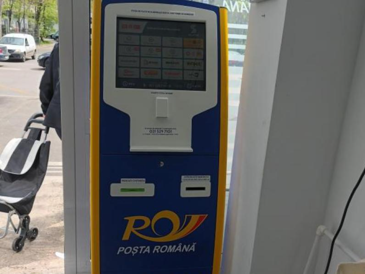 Poșta Română aduce roboței pentru plata facturilor și serviciilor în unități