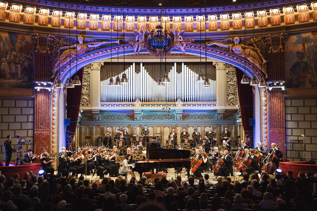 Alexandra Segal Israel castigatoarea sectiunii PIAN Concursul International George Enescu 2022. foto Alex Damian