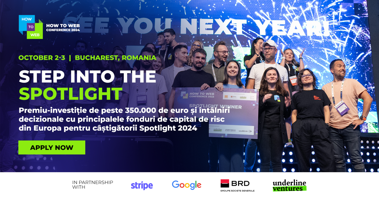 Spotlight 2024. Premiu-investiție de peste 350.000 de euro pentru startup-uri