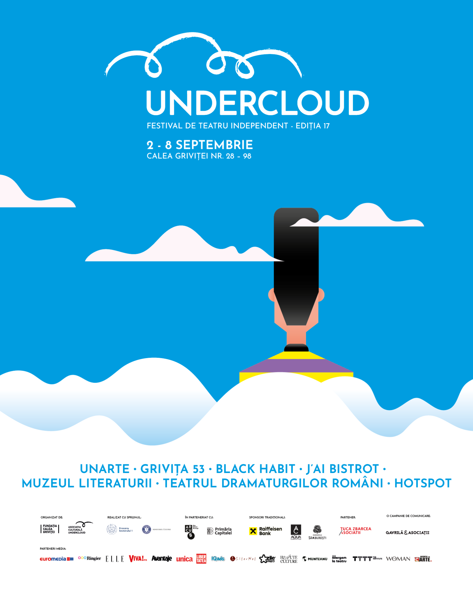 Septembrie vine cu a 17-a ediție a Festivalului de Teatru Independent UNDERCLOUD