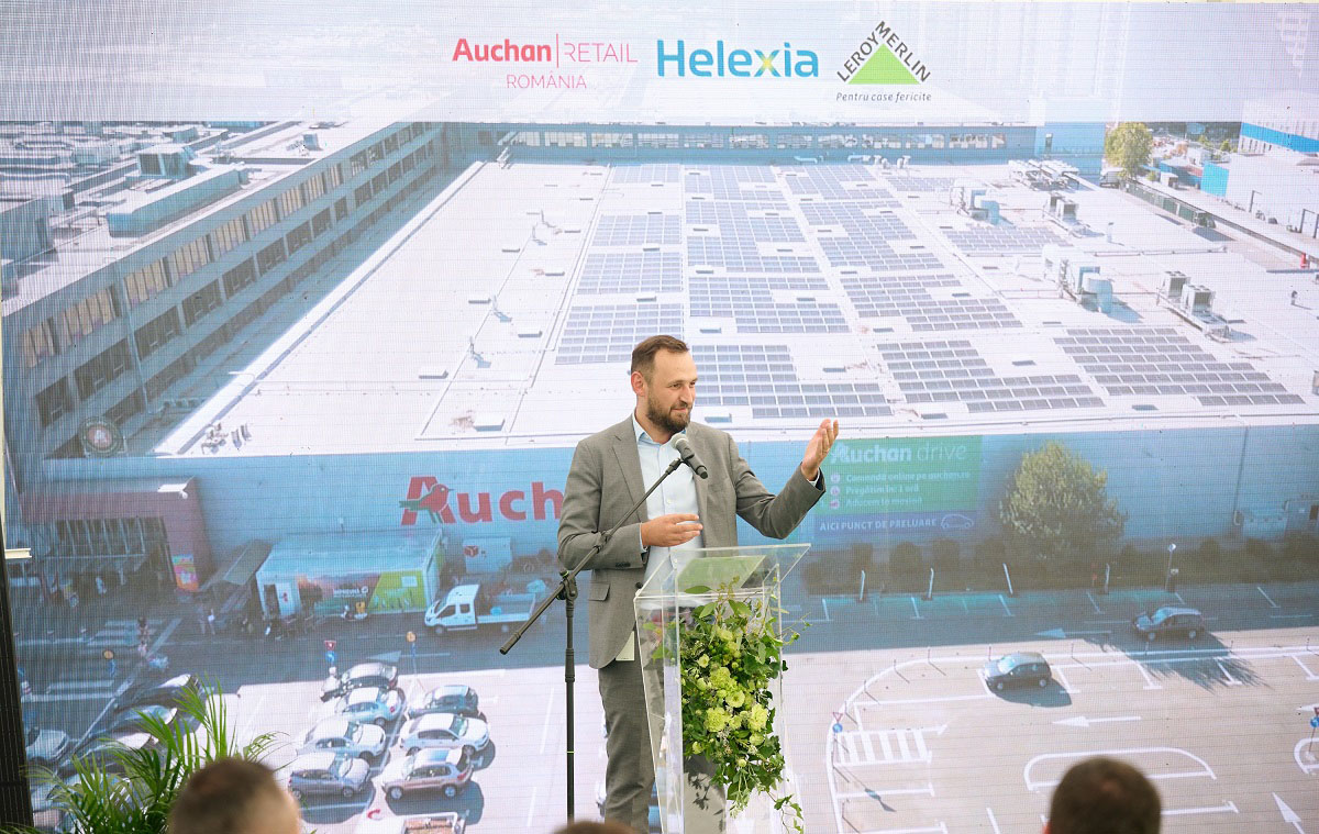 Auchan - Helexia - Leroy Merlin - panouri fotovoltaice
