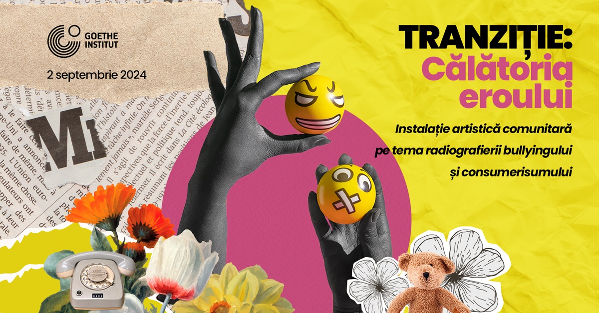 Instalația artistică participativă și comunitară, parte din proiectul TRANZIȚIE: Călătoria Eroului, ...
