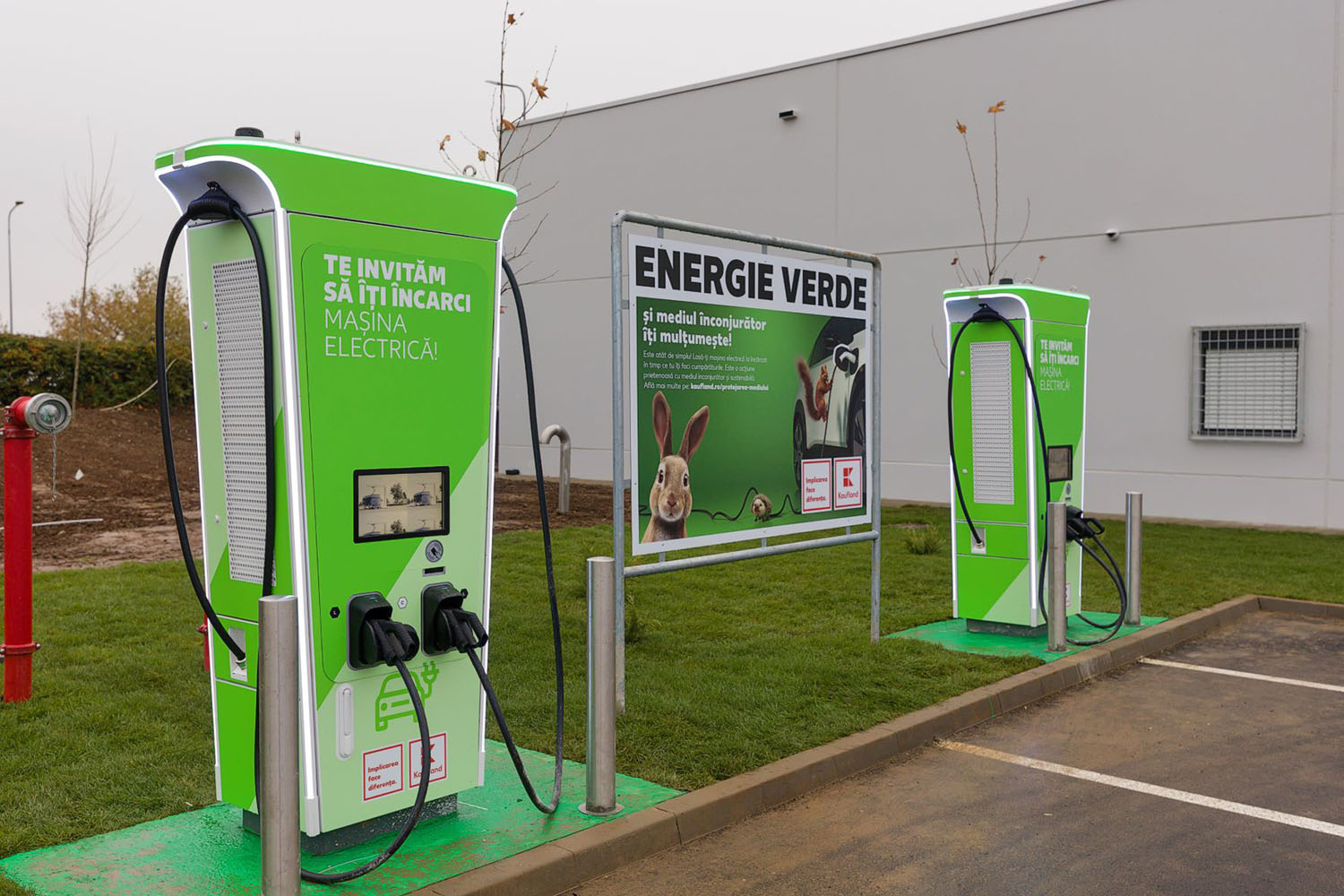 Kaufland statii incarcare masini electrice