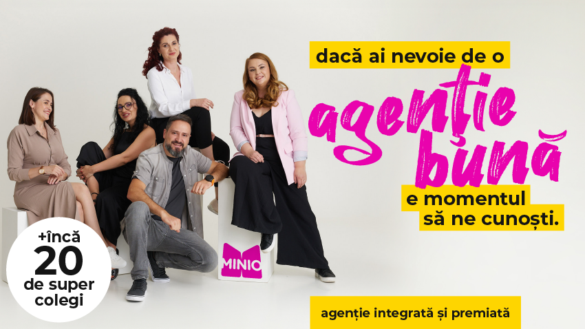 Agenția Minio invită publicul să descopere echipa: no more catfishing