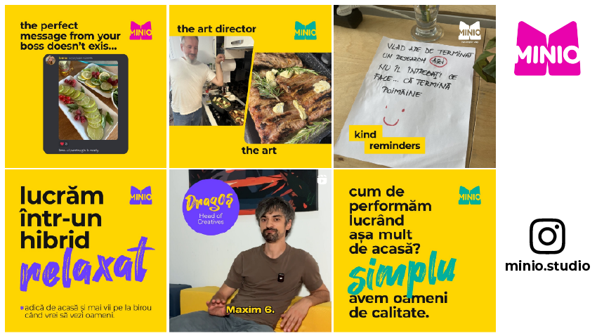 Agenția Minio invită publicul să descopere echipa: no more catfishing 1 minio