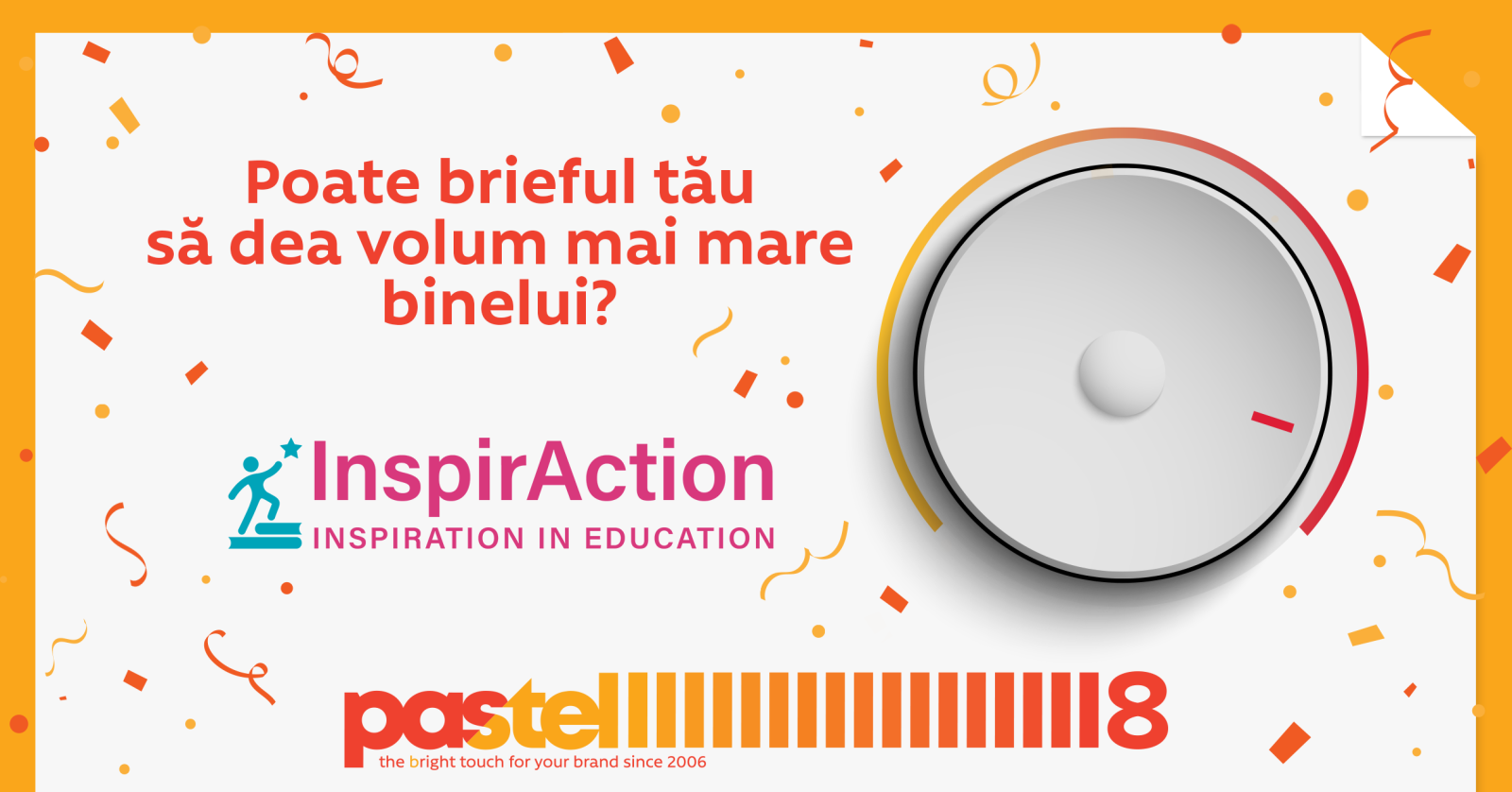 pastel oferă 18.000 euro Asociației InspirAction, câștigătoarea competiției - Poate brieful tău să d...