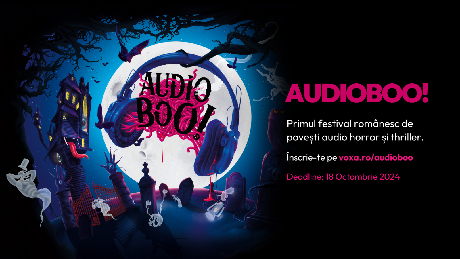 Voxa lansează în exclusivitate Audioboo!, primul festival digital de povești audio scurte thriller ș...