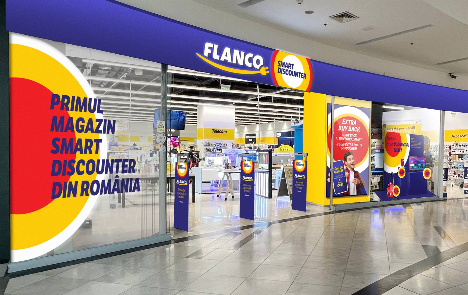 Flanco ajunge la 10 magazine Smart Discounter