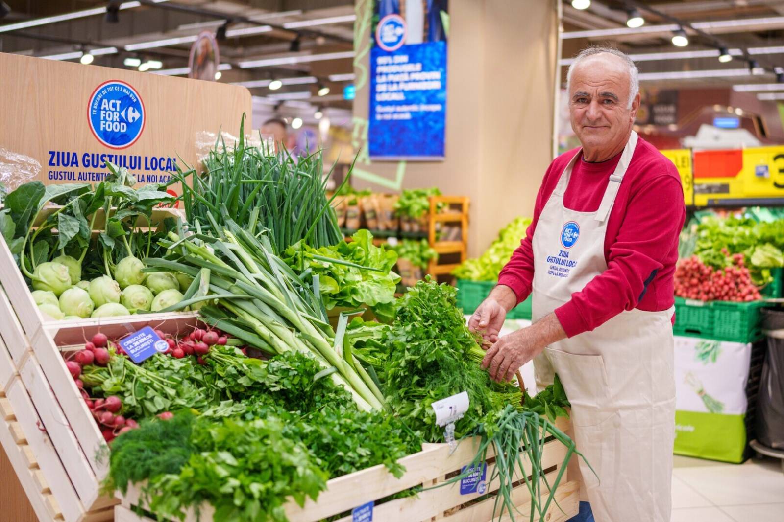 Peste 60 de milioane de fructe și legume proaspete în magazinele Carrefour livrate de producători lo...