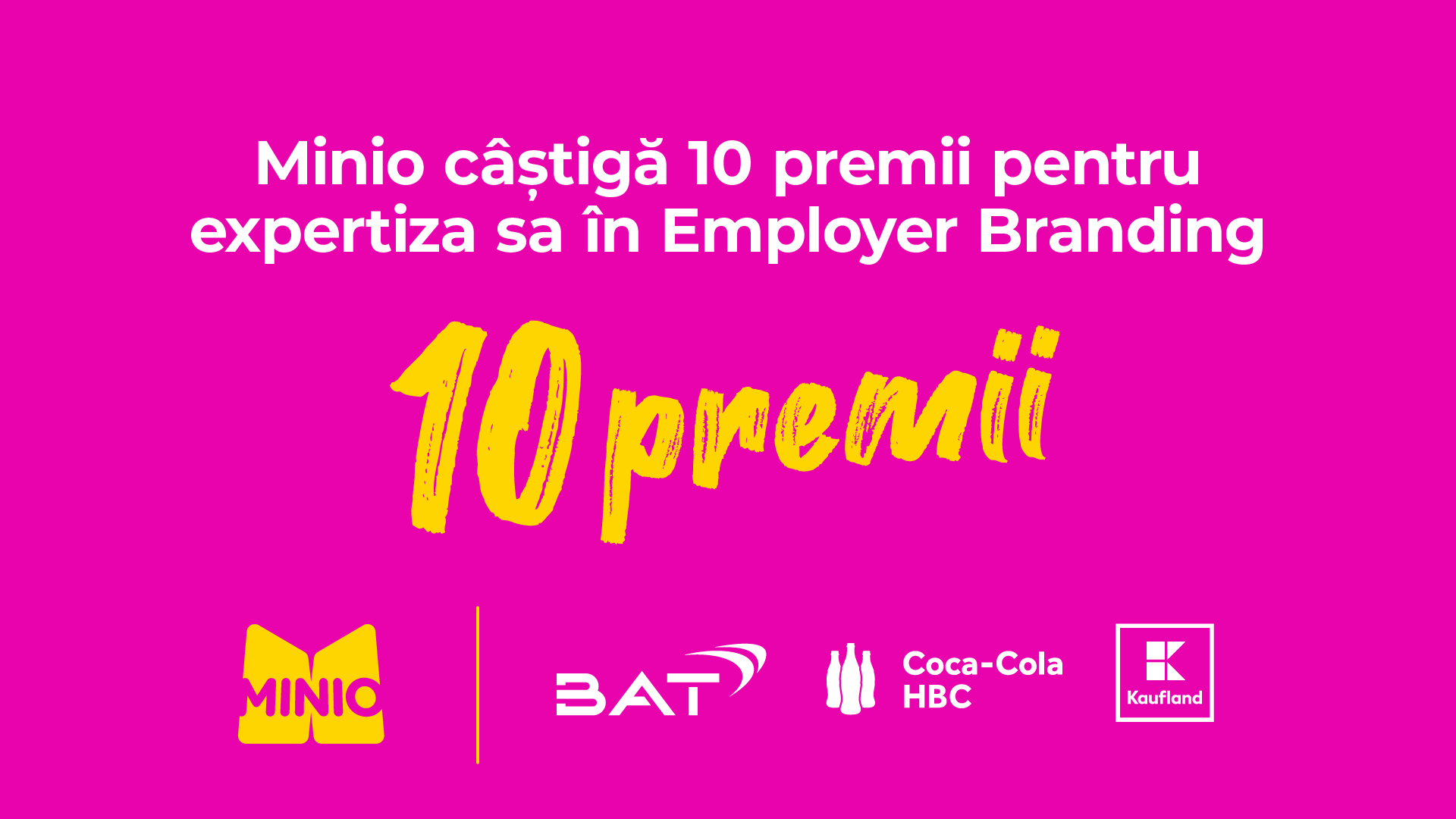 Minio câștigă 9 premii la Employer Branding Awards 2024 și un Bronze la Digital Communication Awards...