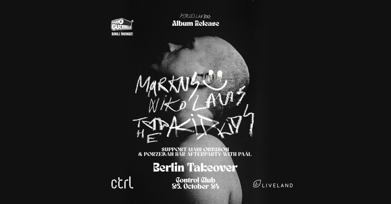 Berlinezul Markus Nikolaus (Lea Porcelain) și Máni Orrason (Islanda), în concert la București