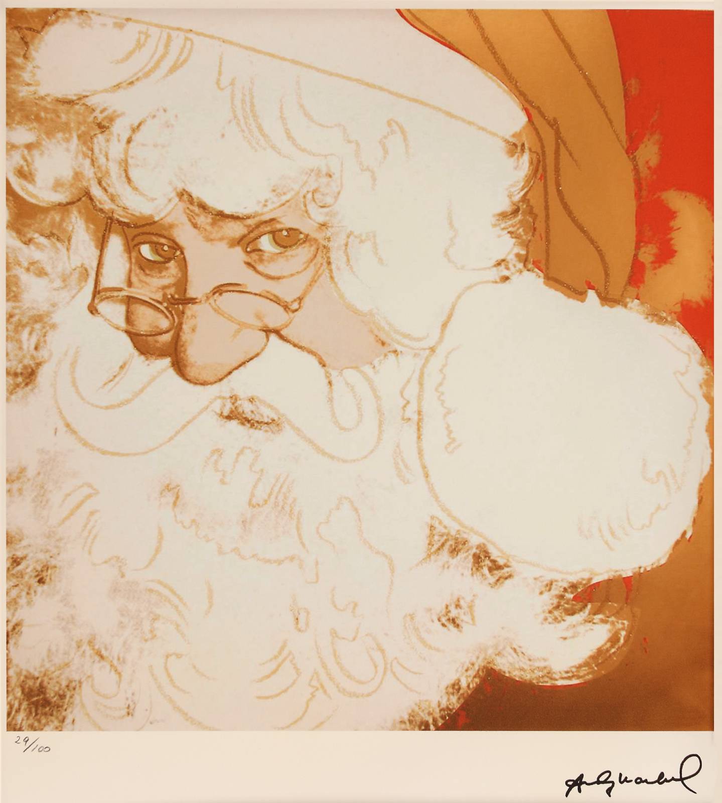 Art Safari arată cum au sărbătorit românii Crăciunul, de-a lungul generațiilor 1 Andy Warhol Santa Claus