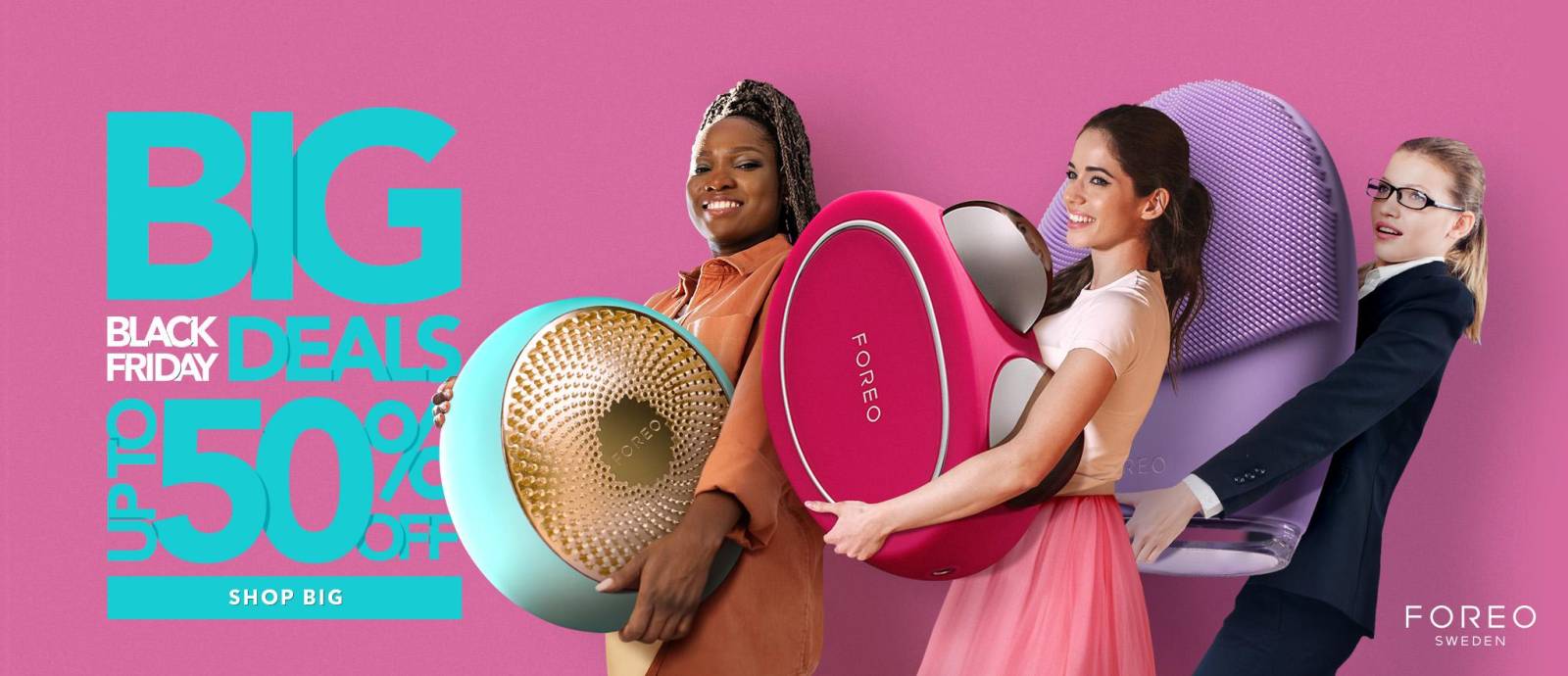 FOREO, liderul mondial în domeniul medical beauty - tech continuă fenomenul Black-Friday