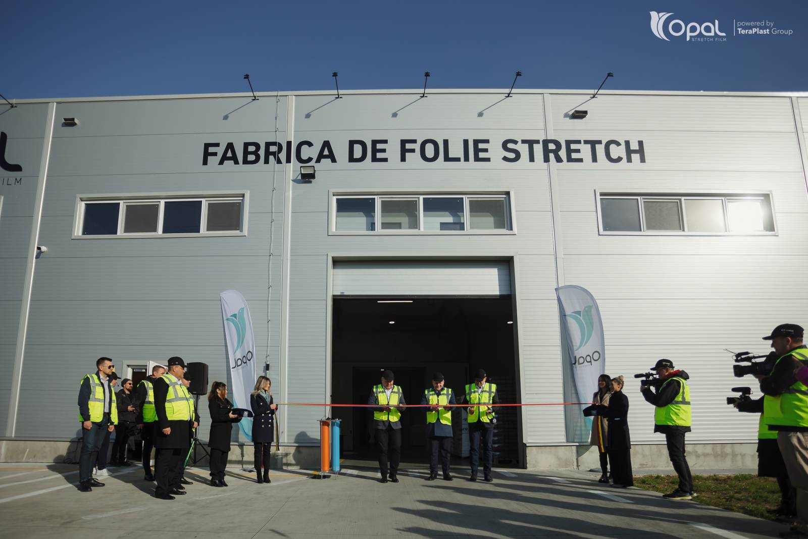 TeraPlast a inaugurat fabrica de folii stretch Opal din parcul industrial din Sărățel