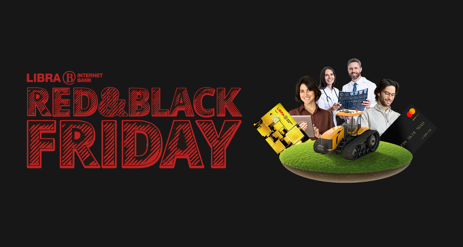 Libra Internet Bank pregătește Red&Black Friday pe 8 noiembrie. Oferte la credite