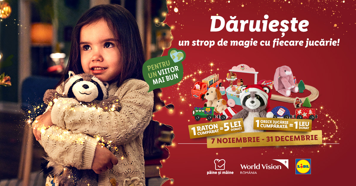 Lidl continuă proiectul Pâine și Mâine derulat de World Vision România