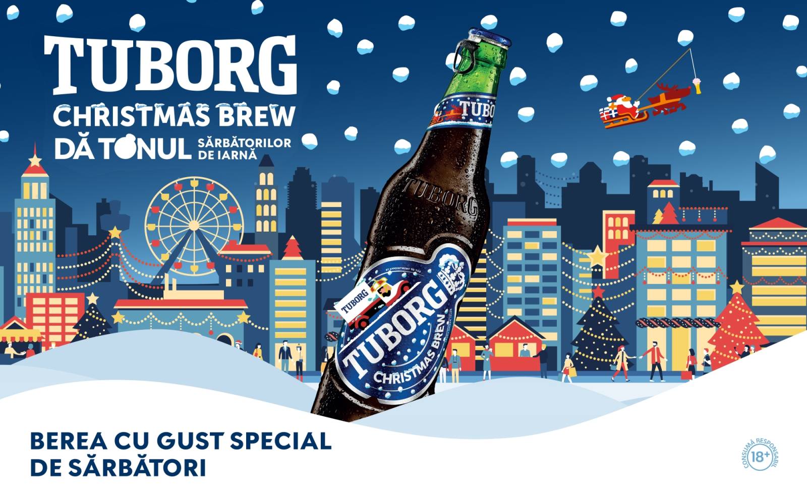 Tuborg Christmas Brew dă și anul acesta tonul sărbătorilor de iarnă