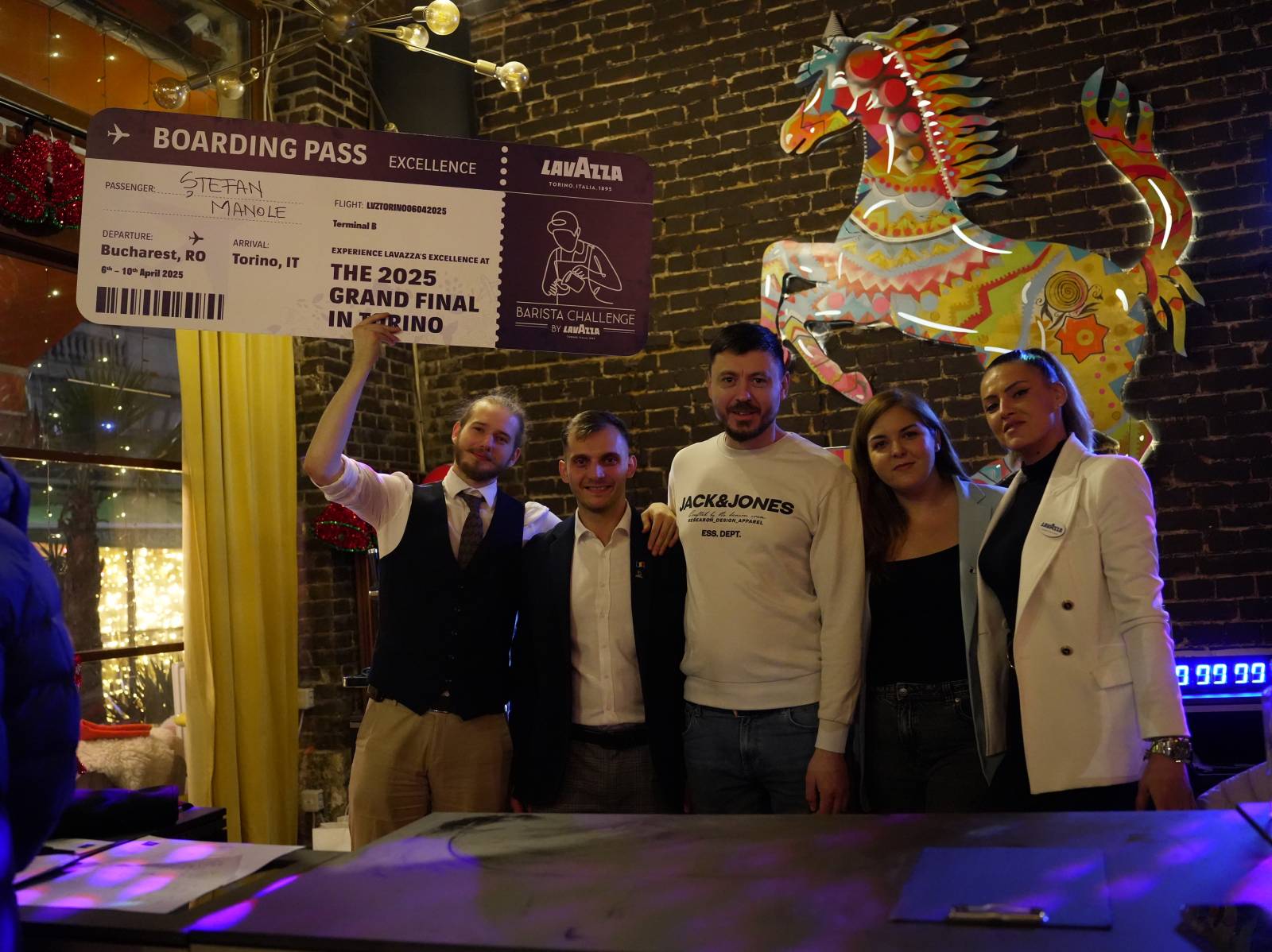 Ștefan Manole, va reprezenta România la Campionatul Internațional Lavazza de preparare al cafelei