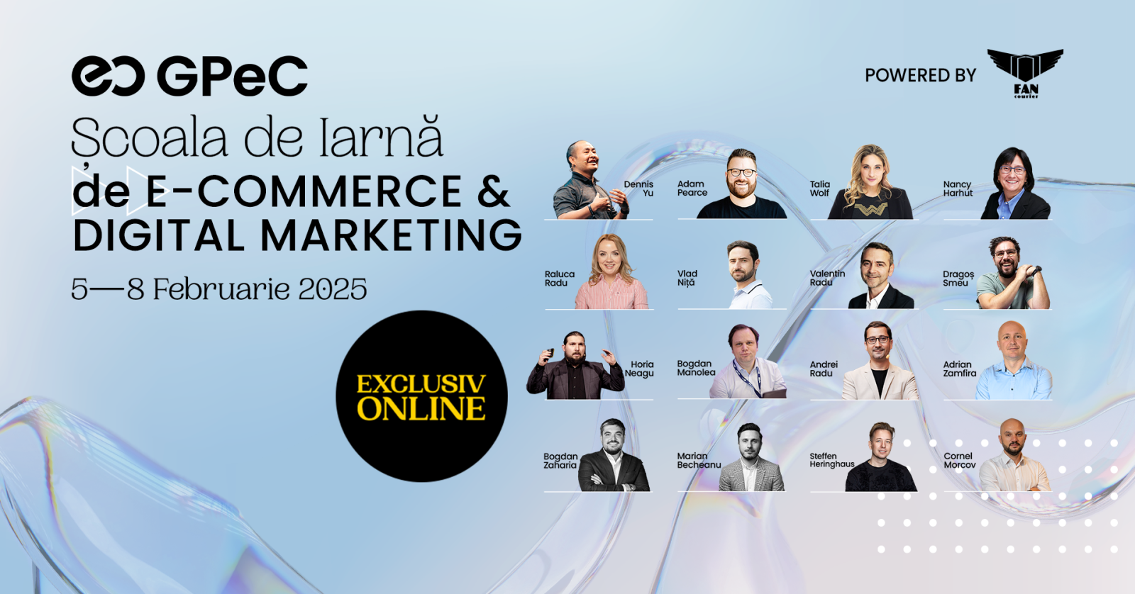 Cursuri și dezbateri intensive despre tot ce e important în E-Commerce și Digital Marketing, în Școa...